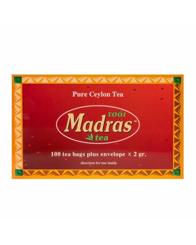 Madras μαύρο τσάι Κεϋλάνης 100 φακελάκια
